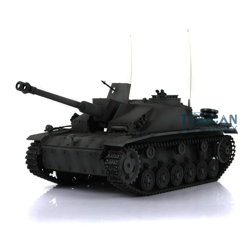 Heng Long 1/16 Немецкий Stug III RTR RC Танк 3868 модель пластиковая версия бронированный