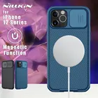Чехол NILLKIN для iPhone 12 Pro Max, защитный чехол CamShield Pro с магнитной заряжаемой задней крышкой, Защитные чехлы для камеры для iPhone 12 Pro Mini