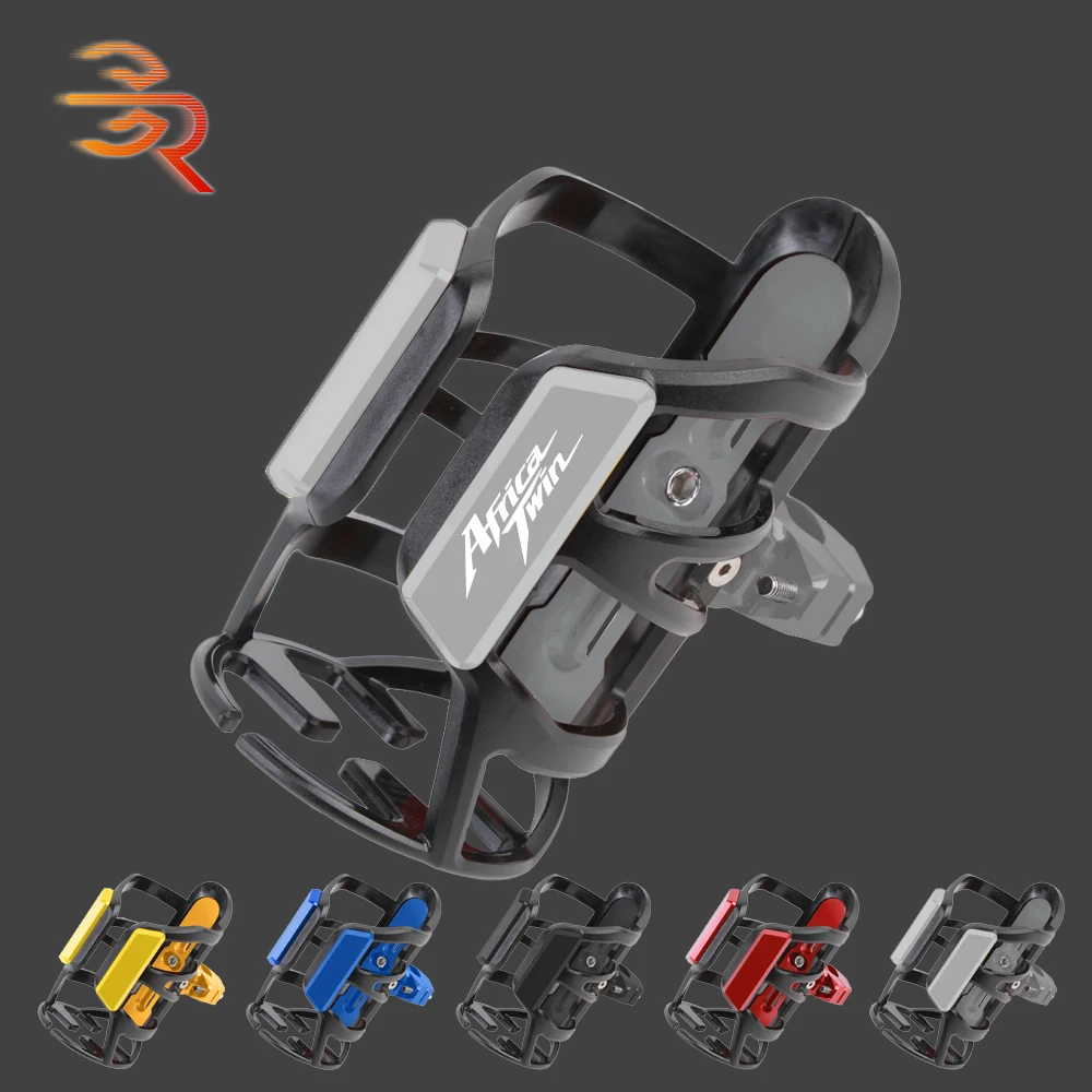 

Motorcycle Water Bottle Drink Cup Holder For Honda XRV 750 650 XRV750 Africa Twin 1990-2003 1997 1998 1999 2000 2001 2002