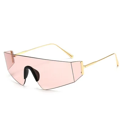 

One-piece Sunglasses For Men And Women Metal Sunglasses Outdoor Leisure Fashion Cycling Comfortable Glasses 2021 New Style