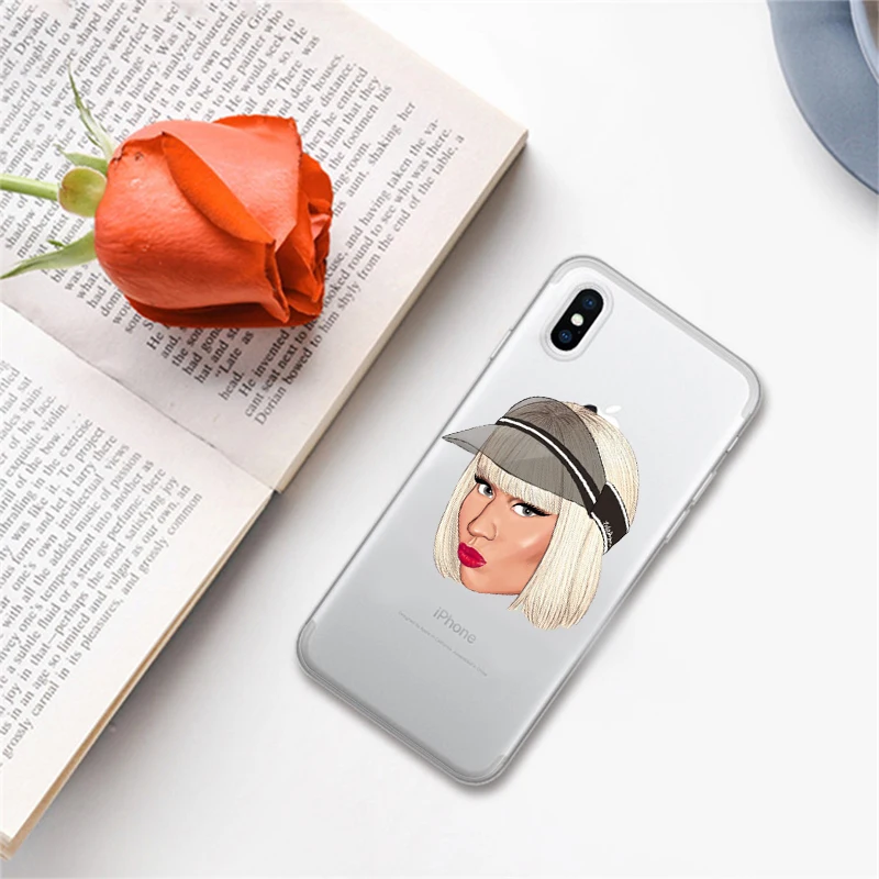 A5 Для iPhone X XR XS Max 7 7Plus 8 8Plus 6 6S Plus 5 5S SE чехол для телефона Nicki Minaj мягкий чехол - Цвет: A5