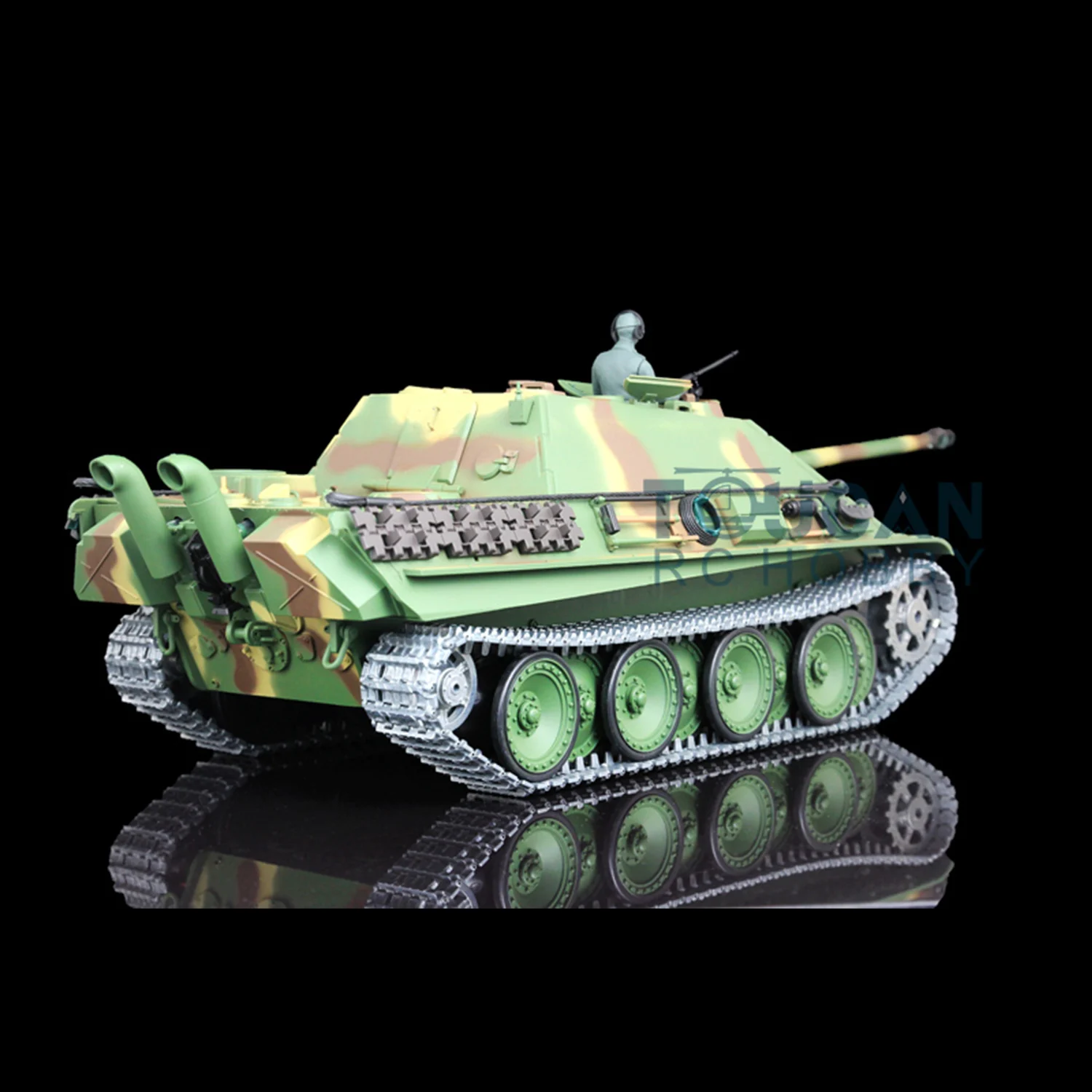HENG LONG масштаб 1/16 7 0 обновленный Танк Jadpanther Tank RTR RC 3869 металлический редуктор