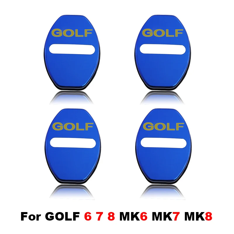 4 шт. 3D Автомобильный Дверной замок Пряжка крышки автомобильные аксессуары