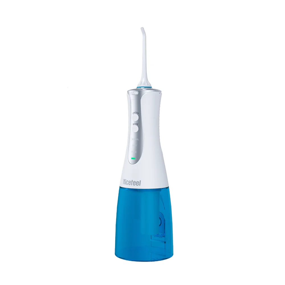 

Nicefeel 300ml Portable Oral Irrigator IPX7 Waterproof Dental Flosser Dental Irrigator For Travel and Family Use IRRIGATEUR ORAL