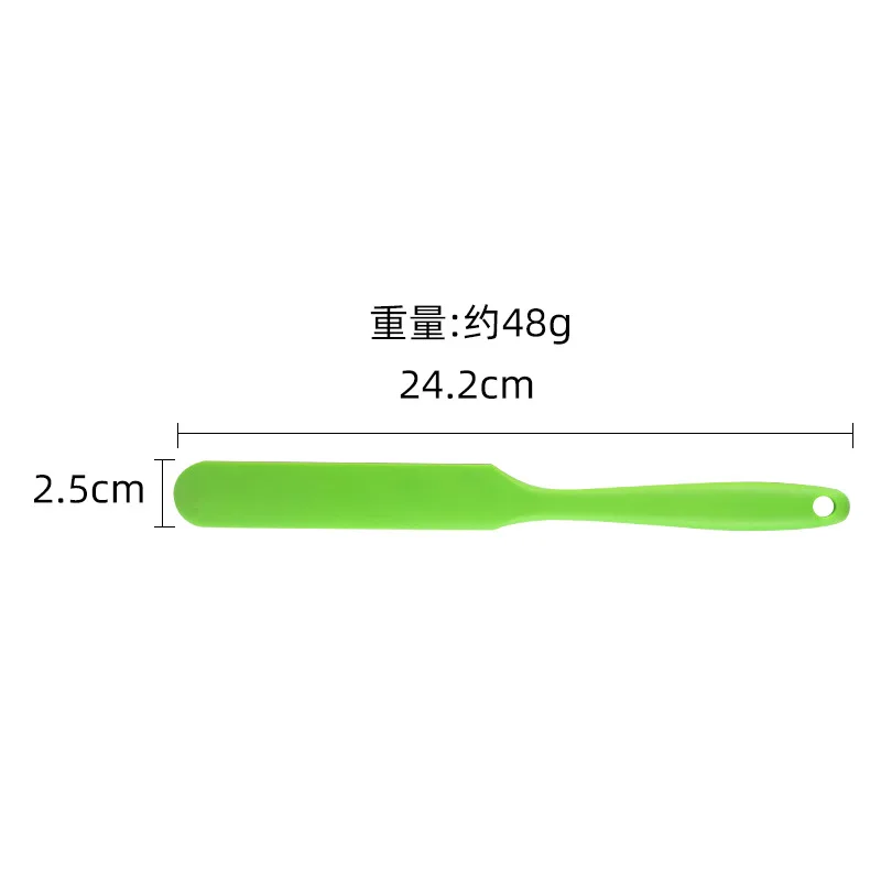 Маленький силиконовый скребок длинный нож для масла аксессуары изготовления