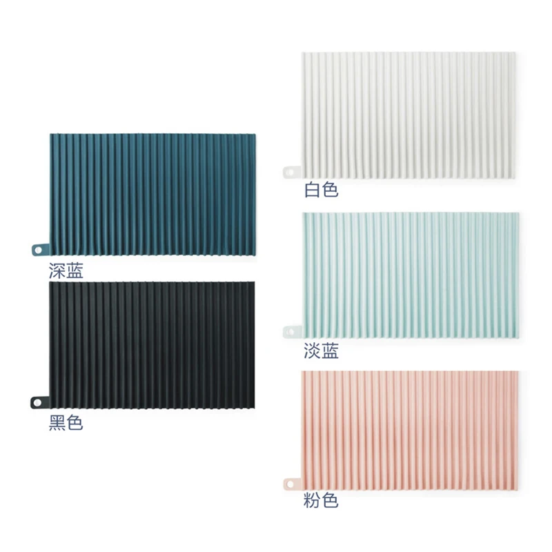 Складные столовые приборы для слива силиконовая Нескользящая панель мытья рук