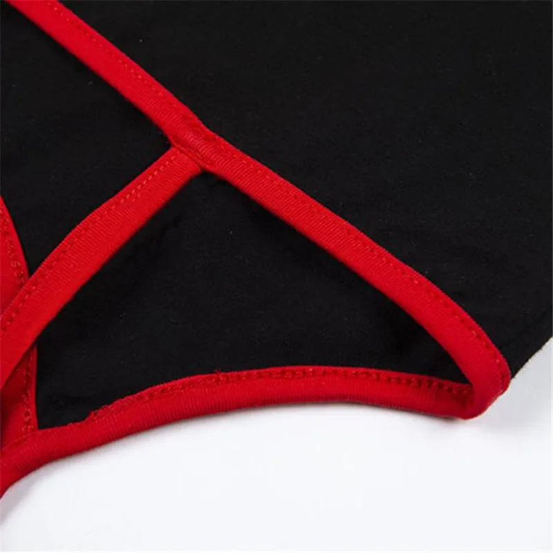 Женский короткий жилет с принтом маленького дьявола летняя повседневная