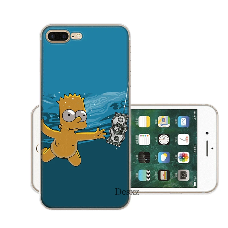 H7 Чехол для мобильного телефона iPhone 11 Pro X XR XS Max 5 5S SE 6 6S 7 8 Plus, Жесткий Чехол для мальчиков Симпсон - Цвет: H7