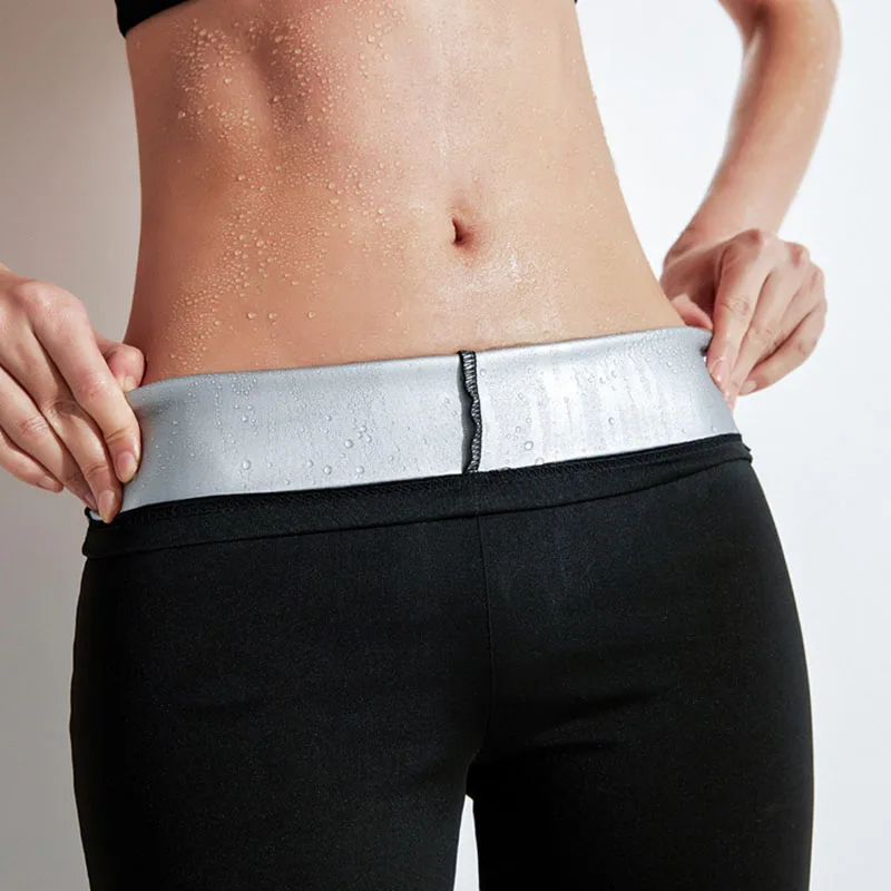 Fitness Gym Leggings Slimming Pants For Women Body Shaper Workout Running Sauna Compression High Waist Tummy Weight Loss | Спорт и