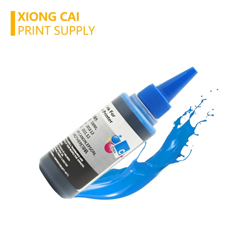 5 бутылок 4 цвета универсальные чернила совместимые с Epson Canon Brother Hp все модели