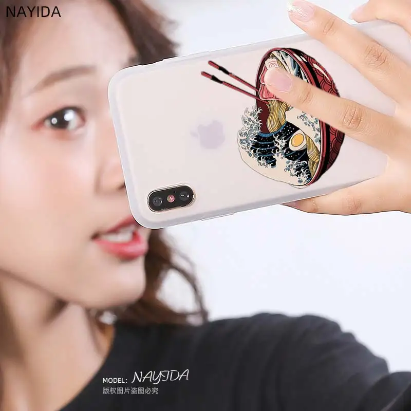 Мягкий силиконовый чехол для iPhone 12 Mini 11 Pro XS Max XR X 8 7 6 Plus 5S SE S Чехол японский ramen