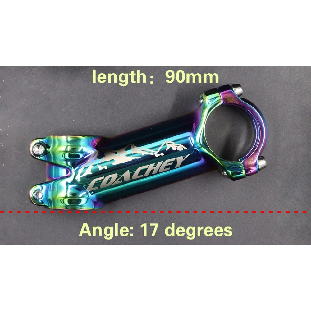 

17 Bike Handlebar Stem 28.6mm Bike Stem 60/70/80/90mm Colorful MTB Road Bike Useful