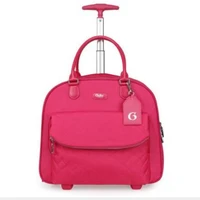 women carry on hand luggage suitcase travel trolley bags travel luggage bags on wheels women rolling bag wheeled bag luggage bag