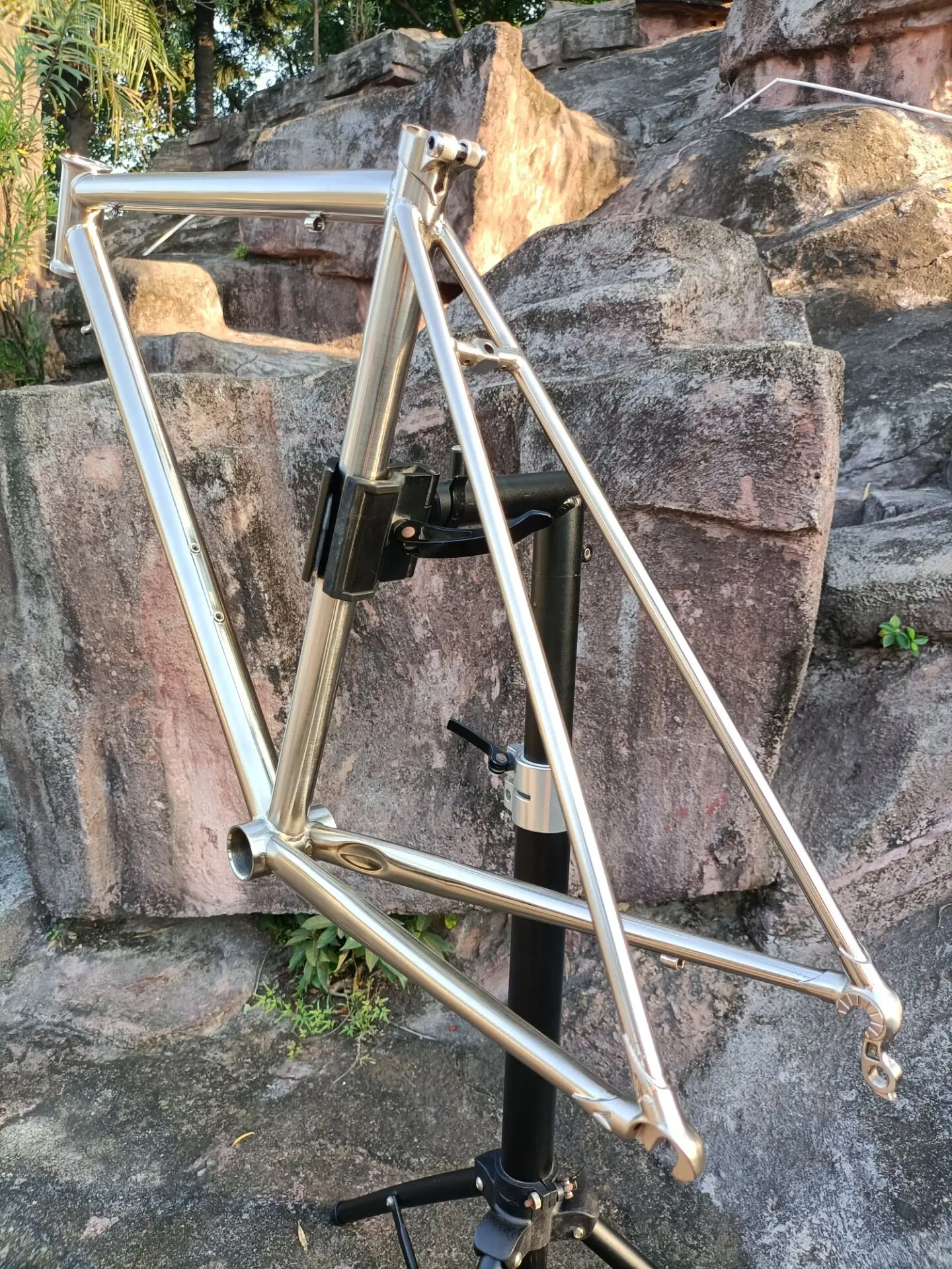 2020 LEXON Road Frames chorme 520 Reynolds Steel Bicyclesets Classic Silver Highway Bike Outside Line Cp Brush | Спорт и развлечения