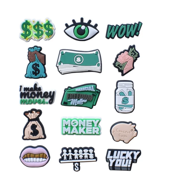 

Детали для обуви из ПВХ, декоративные аксессуары, подвески, подарок на день рождения для мальчиков и девочек, очаровательное садовое украше...