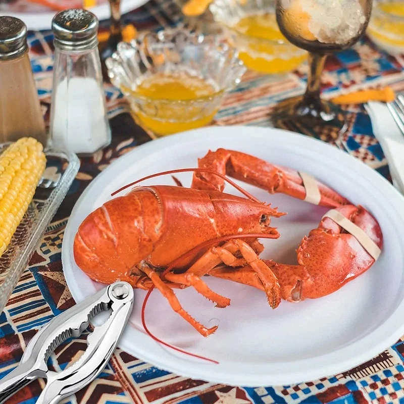

Crab Crackers and Tools, Lobster Crackers, Seafood Crab Leg Cracker Tools, Nut Cracker Set, 8 PACK