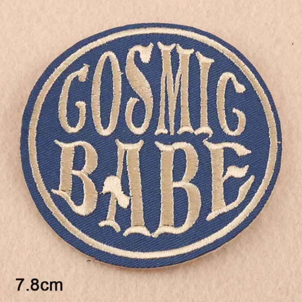 Космические Детские нашивки для глажки вышитые одежды наклейки аксессуары