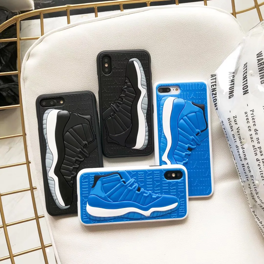 3D спортивная обувь чехол для телефона для Iphone 6 6S 7 8 Plus X XR XS MAX