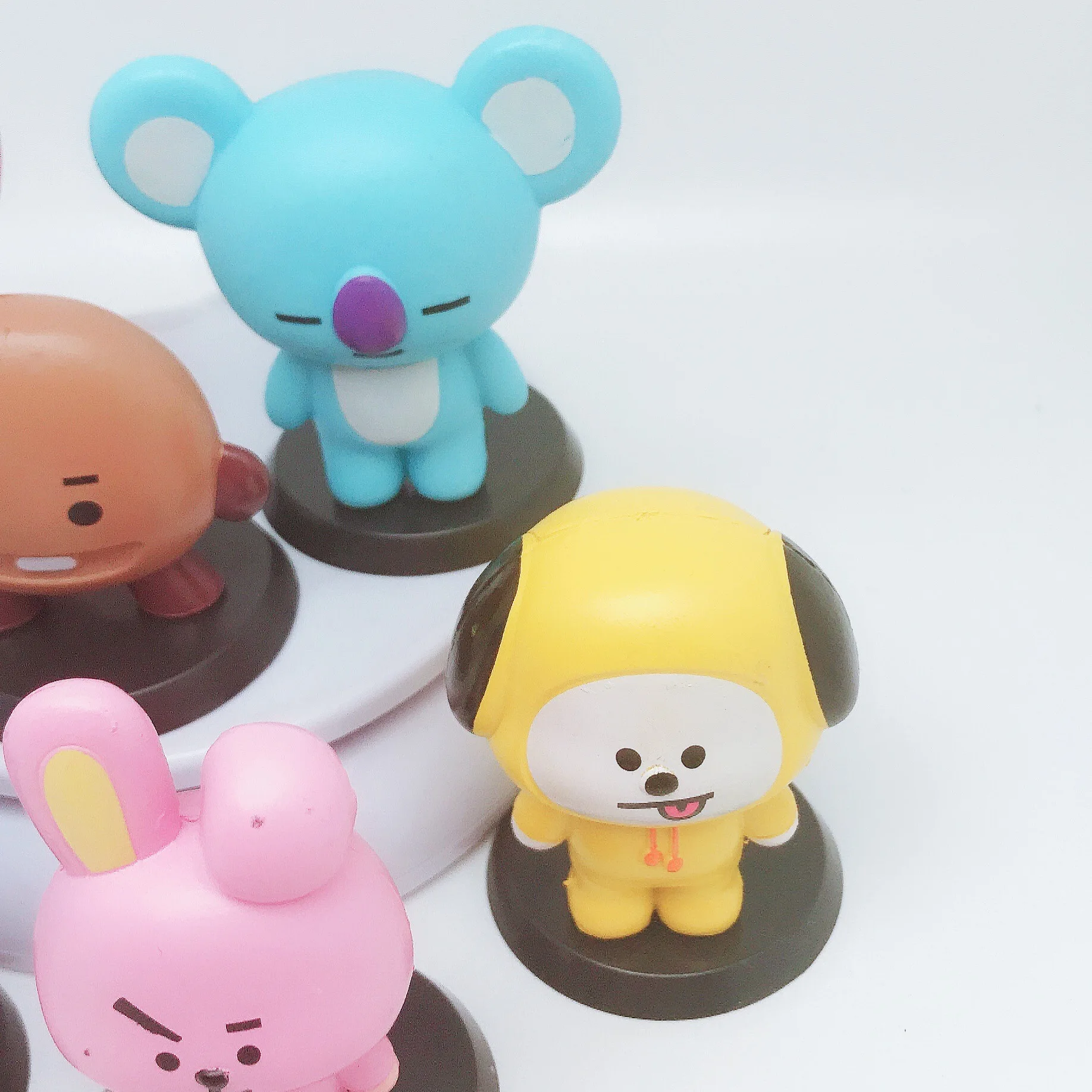 

Bangtan Boy Groups Doll Anime Figure KPOP pvc Doll BT21 CHIMMY COOKY KOYA MANG RJ SHOOKY TATA Toys Peluche Fans Gift Pendant
