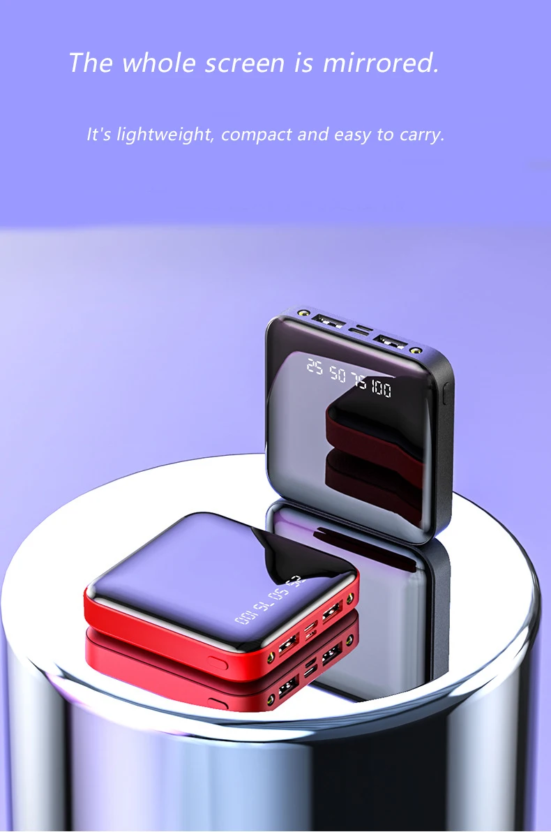 Внешний аккумулятор 10000 мАч для Xiaomi Mi 2 USB внешний аккумулятор портативное зарядное устройство Внешний аккумулятор для iPhone samsung huawei
