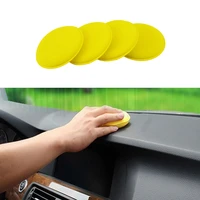 12pcs car auto wax polish foam sponge hand soft wax yellow sponge pad waxing towel sponge brush car paint care cleaning