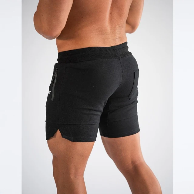 SIPERLARI Men's Zip pocket Fitness Gyms Shorts Mens Summer Running Short Pants Male Jogger Workout Beach sport shorts 2021 New 2