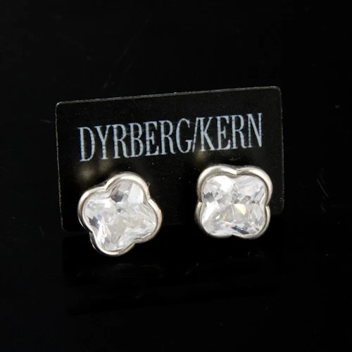 Горячая, модные DYRBERG/KERN изысканные сверла для вспышки, маленькие серьги сливового типа