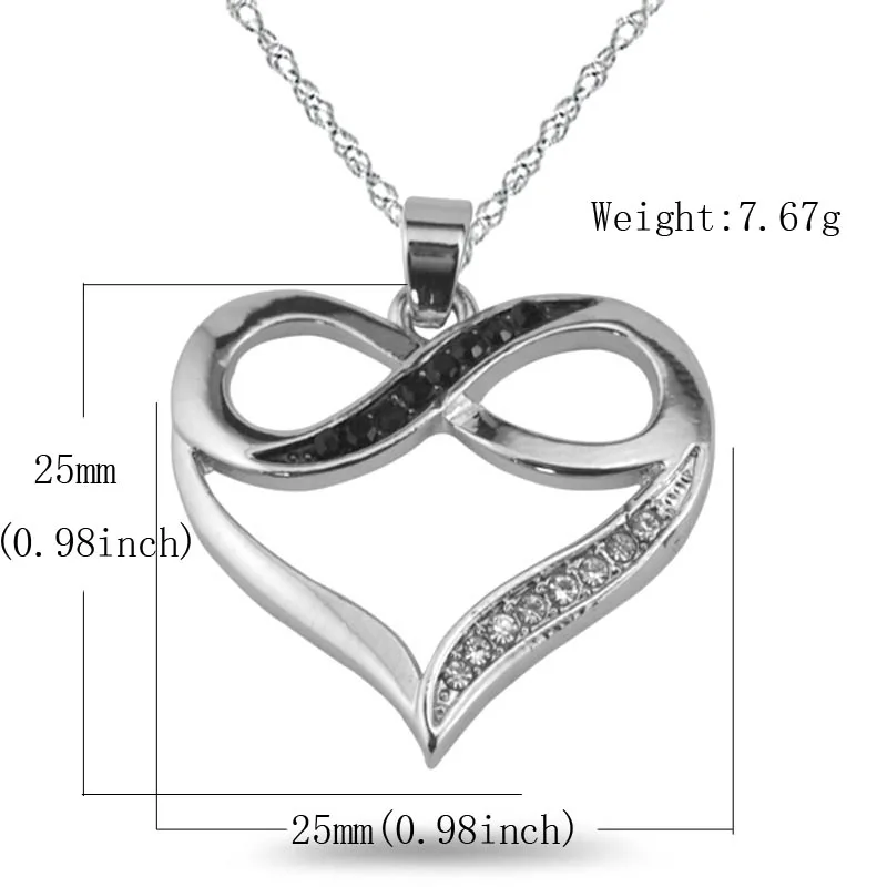 Fishhook Бесконечность сердце кристалл циркон камень волна воды пульсация эффектная