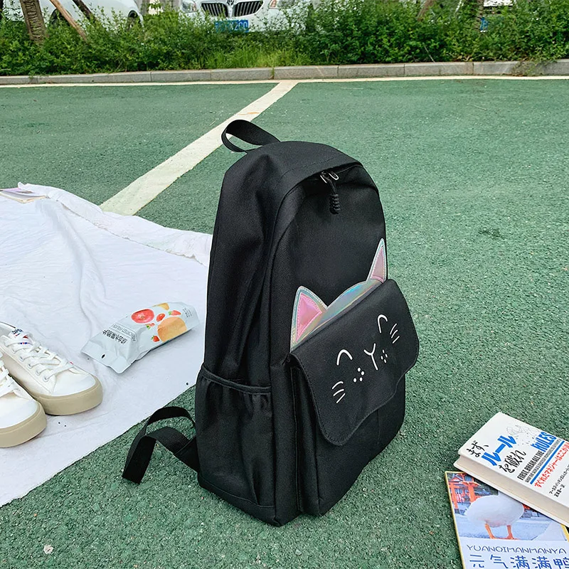 Мода 2019 Женский нейлоновый рюкзак школьные сумки для подростков женщин дорожные