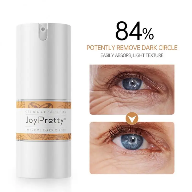 

Крем для области вокруг глаз JoyPretty, сыворотка для глаз с кофеином, для осветления темных кругов и мелких морщин