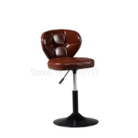 bar chair lifting and rotating modern simple back bar stool household front desk bar chair high foot stool