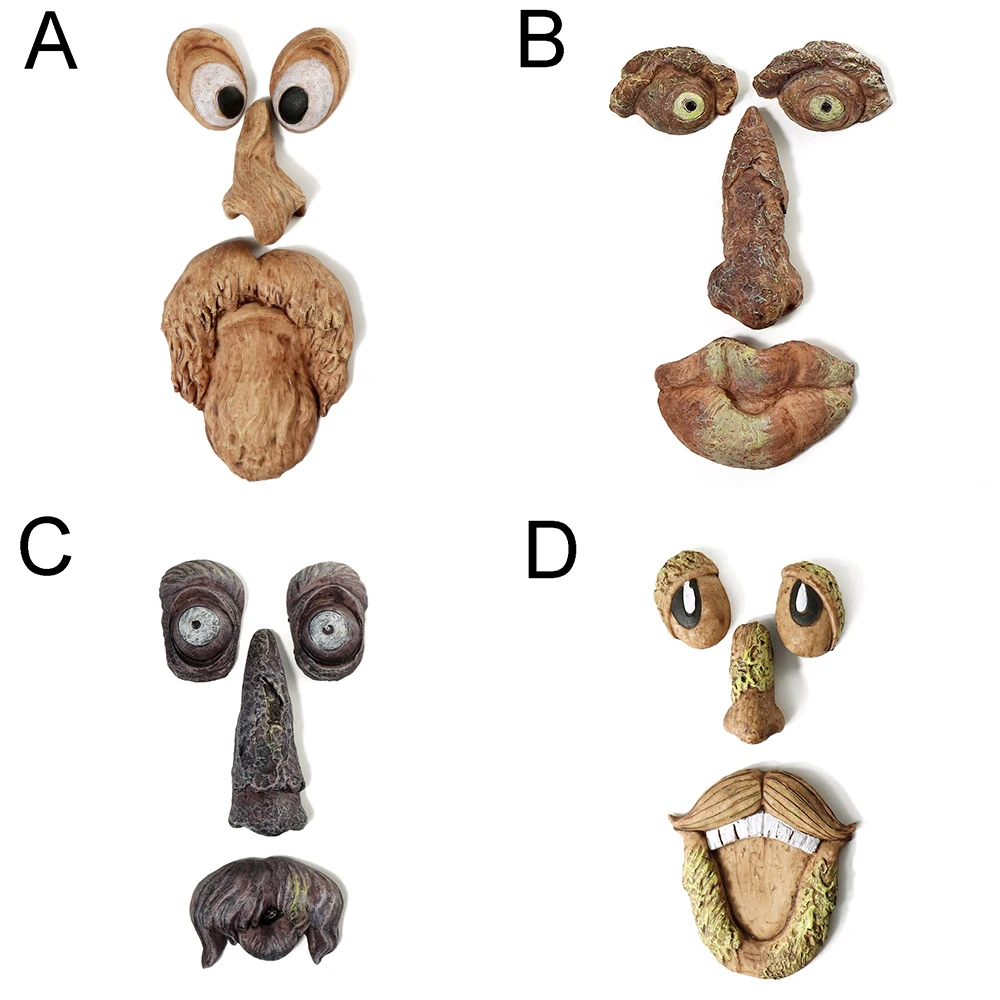 

Old Man Tree Hugger Garden Peeker Yard Art Outdoor Tree Funny Old Man Face Sculpture Whimsical Tree Face Garden Decoration