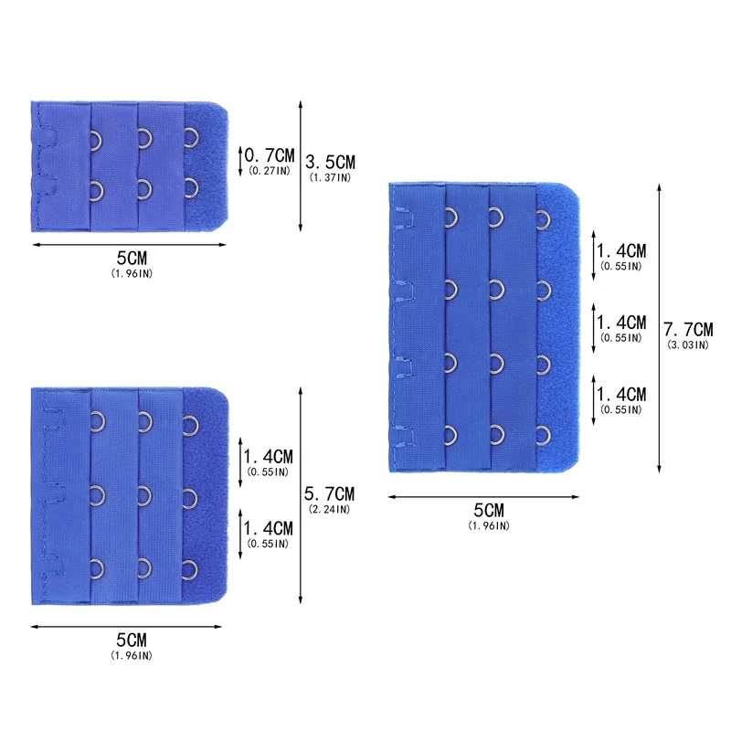 

20 Colors Buckle Extended Lengthened Belt Bra Extenders 3 Rows 2 Hooks 3 Hooks 4 Hooks Extension Accessories For Underwear