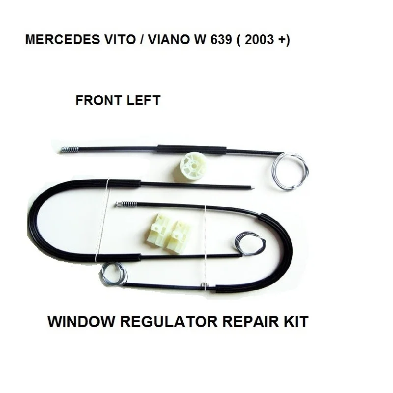 

FOR MERCEDES VITO / VIANO W 639 WINDOW REGULATOR REPAIR KIT FRONT-LEFT FROM 2003