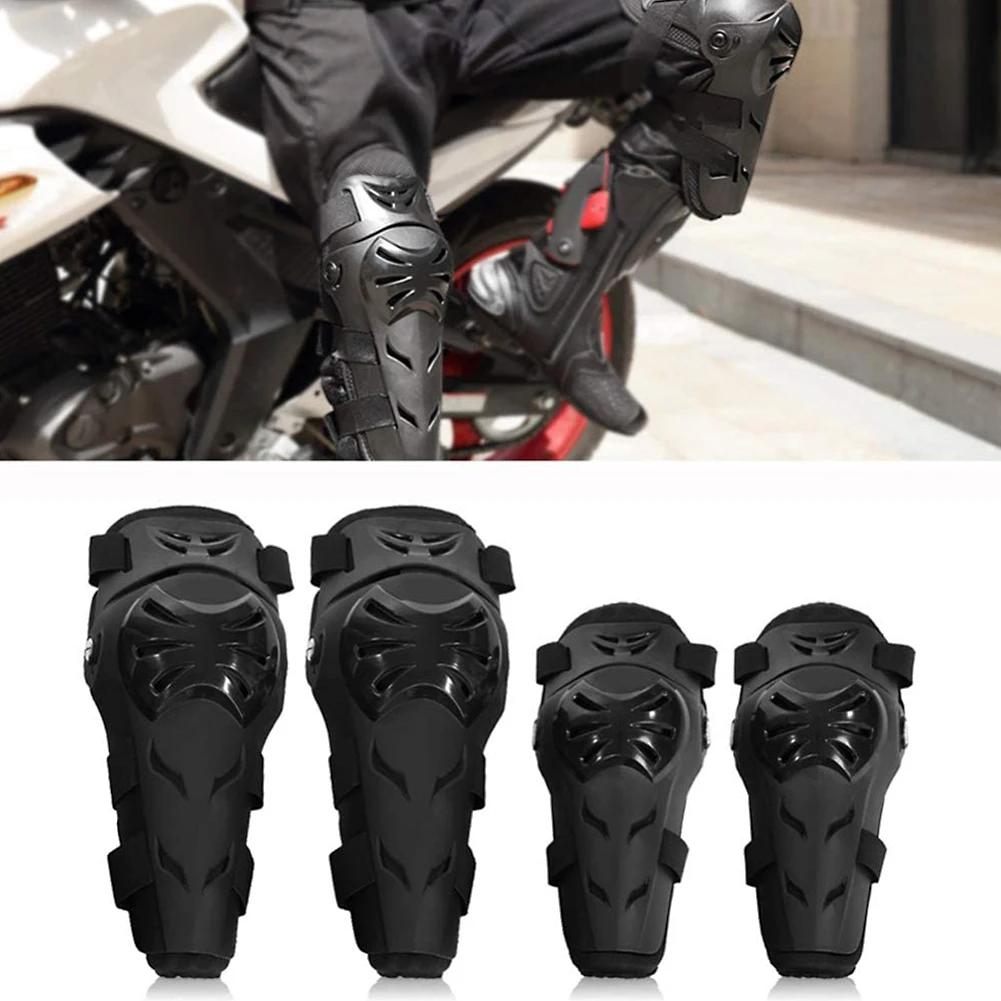 

4pcs/Set Motorcycle Knee Elbow Pads Guards Racing Cycling Safety Gear Kneepad Motocross Brace Protector Motorbike Protection