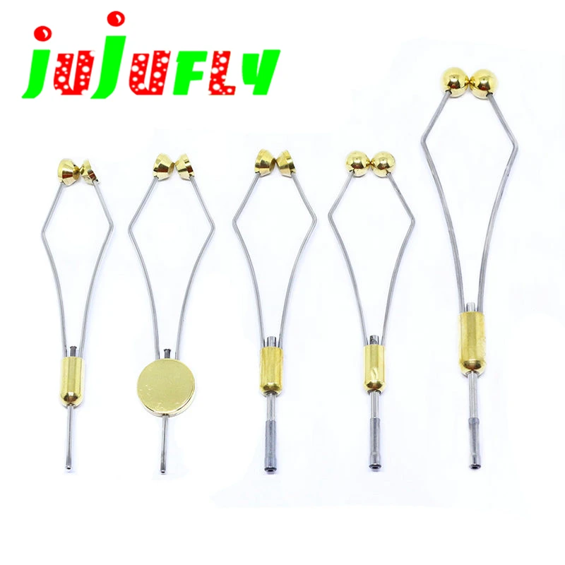 4 варианта стилей конусных ножек и круглых шариковых для вязания мушек держатели