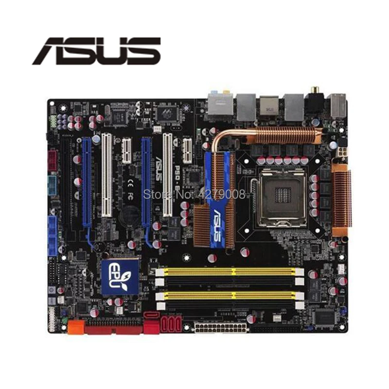Материнская плата для ASUS Настольная материнская P45 Socket LGA 775 DDR2 б/у|Материнские