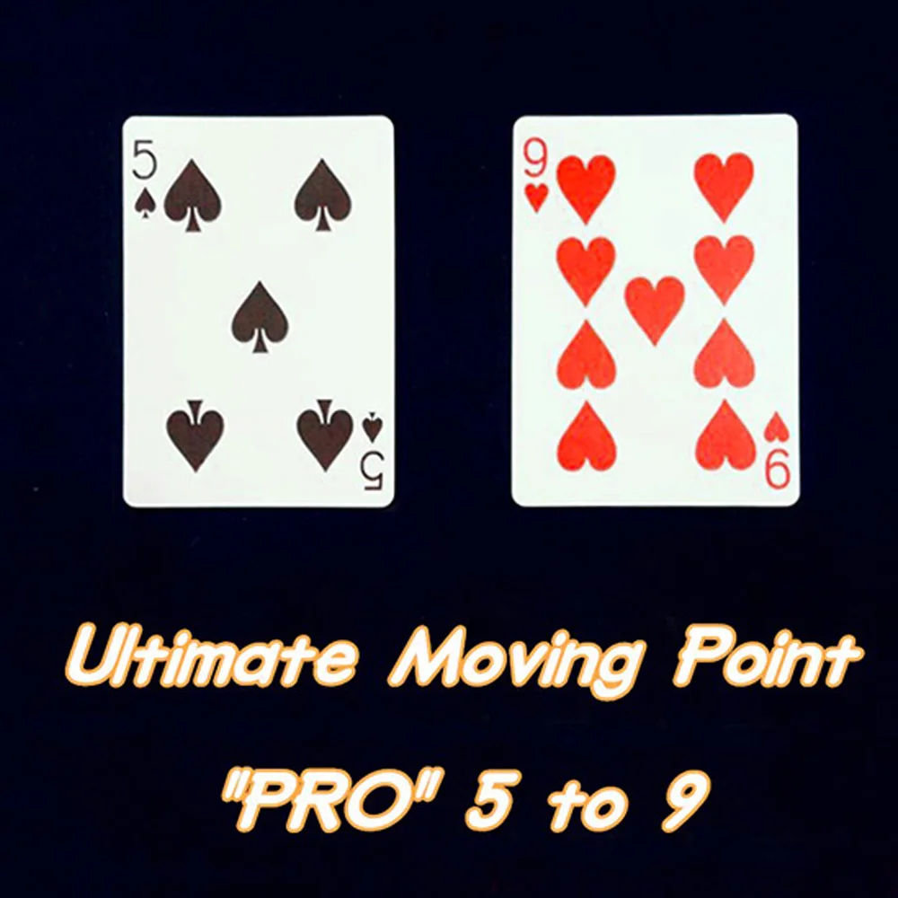 

Ultimate Moving Point "PRO" 5 to 9 Magic Tricks Stage Close Up Magia Prediction Card Magie Mentalism Illusion Gimmick Props