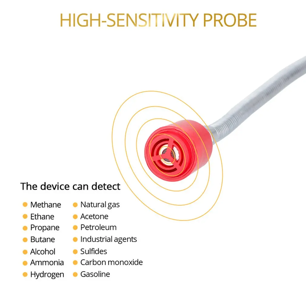 Детектор газа детектор утечки легковоспламеняющегося природного анализатор
