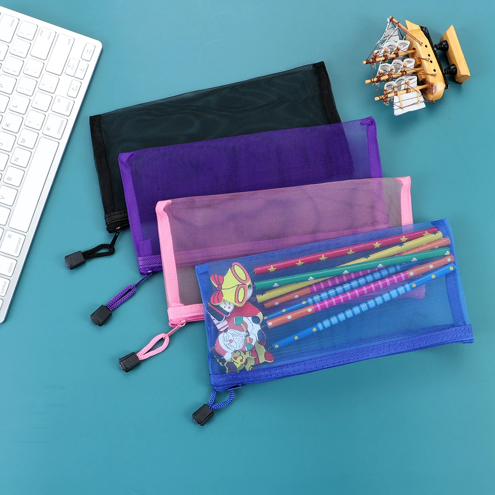 Мини Портативная дорожная косметичка модный прозрачный сетчатый чехол для