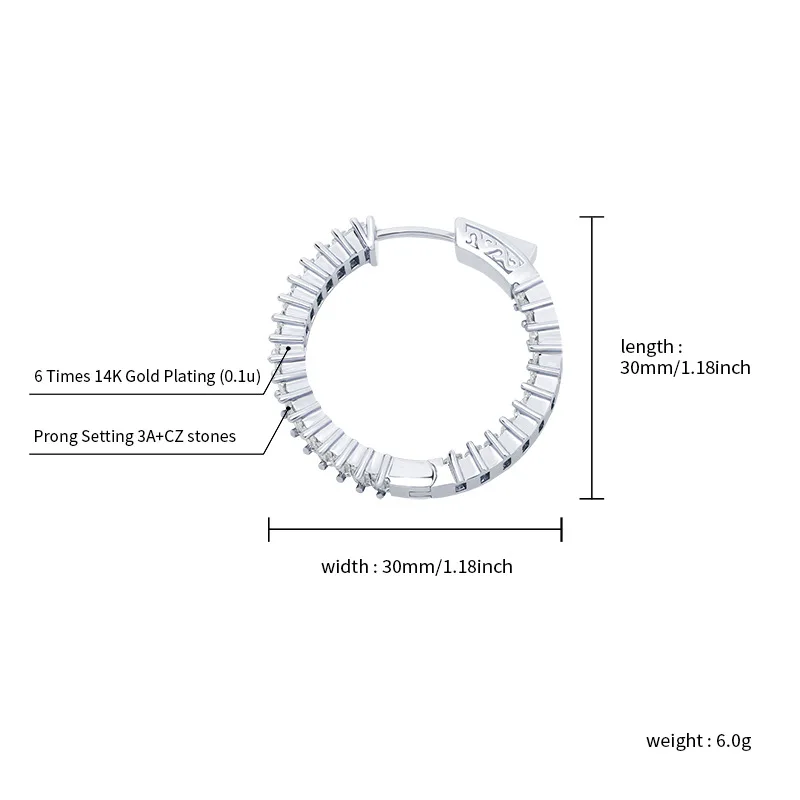 Zciti квадратные серьги с кубическим цирконием круглые модные ювелирные изделия в
