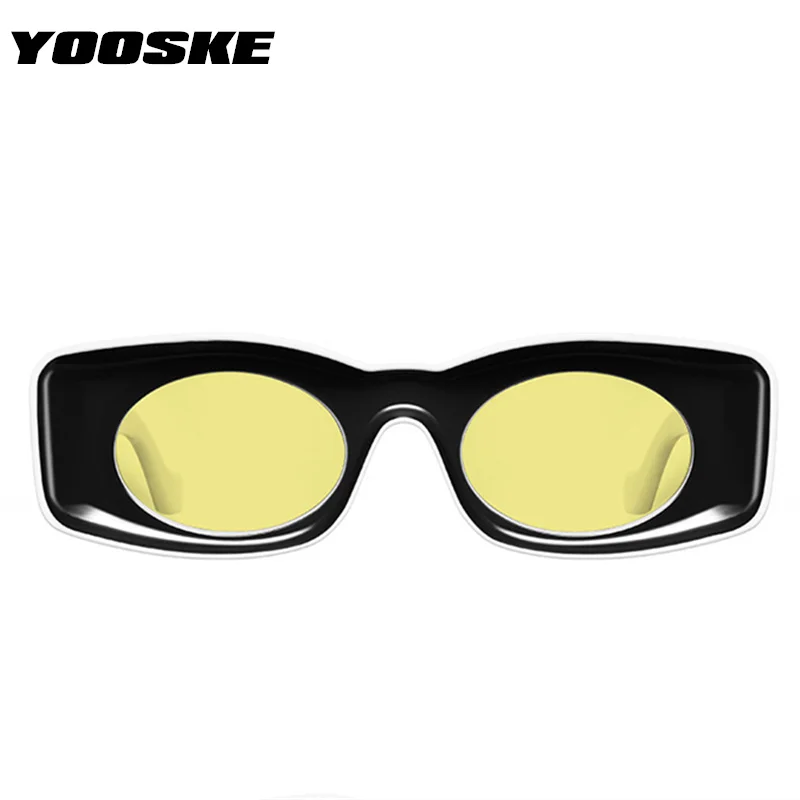 Солнцезащитные очки YOOSKE в стиле хип хоп для мужчин и женщин брендовые