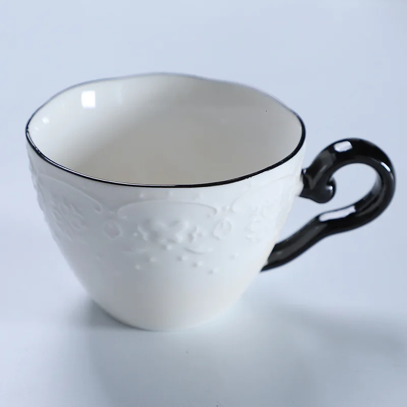 Европейский белый брикет блюдце английский рельефный Стиль Ресторан