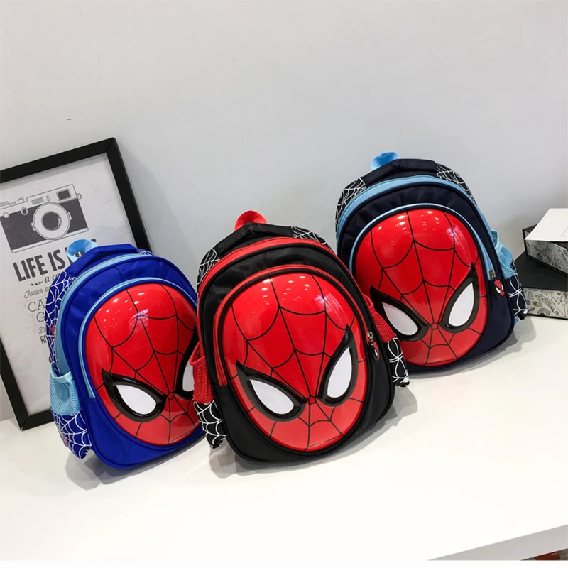 

2021 Children Backpacks Super Heroes Spidermans School Bag 3D Baby Boys Backpack Kids Children Cartoon School Bags Anime Kawaii