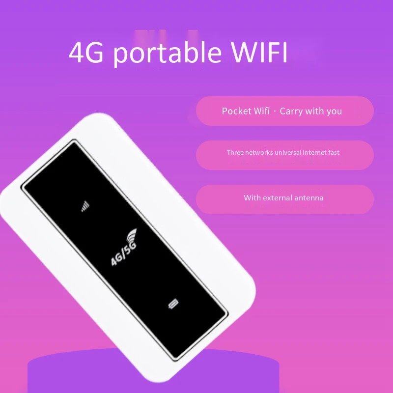 

4G MiFi Router 4G Wifi Router 150Mbps Supports 5G SIM Card Car Mobile WiFi Hotspot with Sim Card Slot