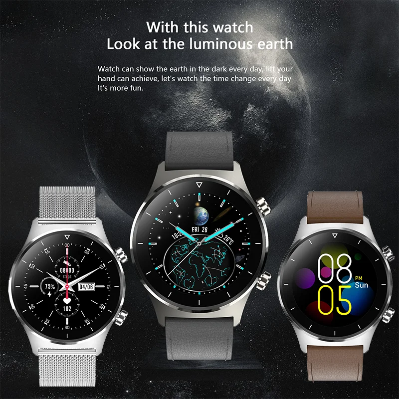 

Smart Watch Men Waterproof Bluetooth Phone Blood Oxygen Multifunction Fitness Health Tracker Weather Display Women Smartwatch