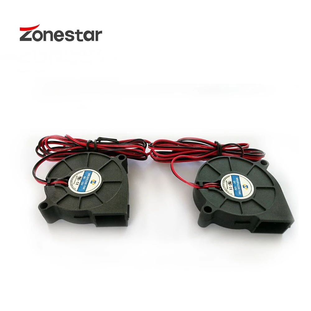 ZONESTAR 50 мм Х 10 Вентилятор Дует Экструдер Охлаждения Вентиляторы Головка Принтера