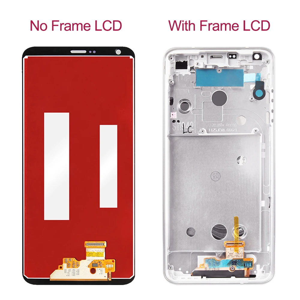 Оригинальный ЖК-дисплей G6 5 7 дюйма сенсорный экран с рамкой для LG H870 H870DS H872 LS993 VS998