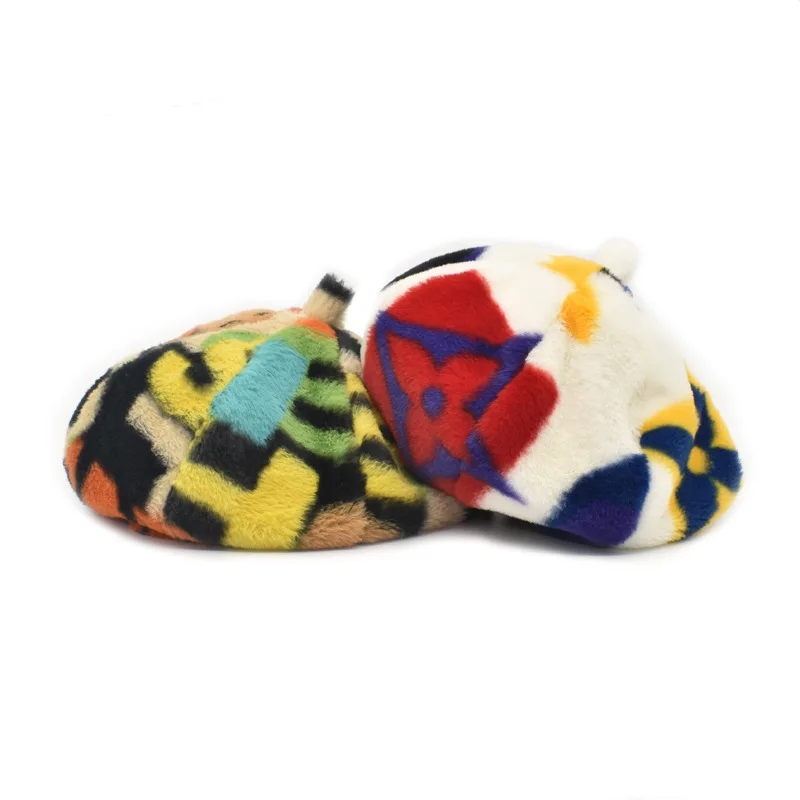 

Female winter warm beret female fashion outdoor painter hat retro women hats