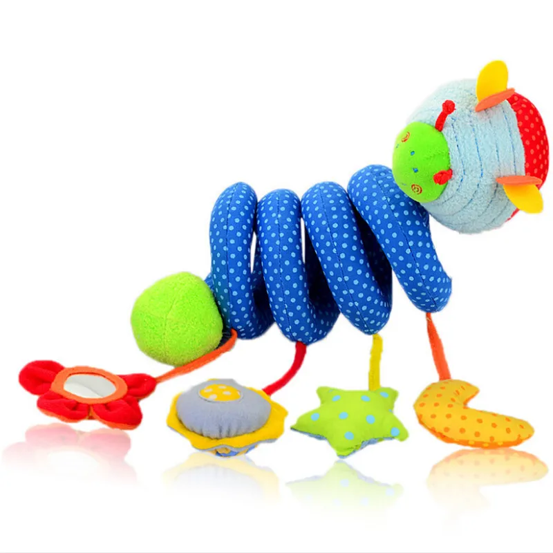

Newborn Baby Toys 0-12 Months Stuffed Stroller Toys Animal Baby Pram Bed Hanging Educational Baby Rattle Toys Rattles